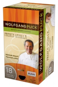 Wolfgang Puck WP79110 French Vanilla Single Cup Coffee Pods, 18-count