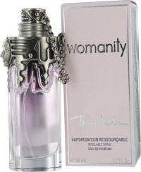 Womanity by Thierry Mugler for Women, Eau de Parfum Refillable Spray, 2.7 Ounce