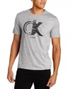 Calvin Klein Sportswear Men's Short Sleeve Logo Graphic Tee, Garrett Heather, 2X-Large