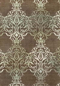 Dalyn Monterey Taupe Rug Transitional Damask 4'11 x 7' (MR301)