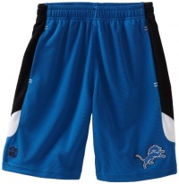 NFL Detroit Lions 8-20 Boys Kick Off Mesh Short (Lion Blue, Medium)