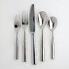 Linden Mirror is a 20-piece everyday flatware set that consists of four, five piece place settings.