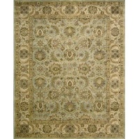 Nourison Jaipur Ja34 3'9 x 5'9 Seafoam Area Rug