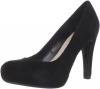 Franco Sarto Women's Cicero Pump,Black Suede,5.5 M US