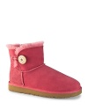 Introducting the Mini Bailey bootie from UGG® Australia--a short design featuring a subtle button detail.