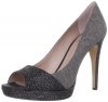 Vince Camuto Women's VC-Timmons Peep-Toe Pump,Urban Grey,7.5 M US