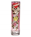 The brilliant, almost blinding scent of the Ed Hardy tattoo artinspired this super vibrant and sexy fragrance. An explosion of fruits opens the accent including Tropical Mango, Wild Strawberries and Ruby Red Grapefruit vintage floralcy with a Rock'n Roll Edge brings a dark eeriness including Black Freesia. This contrast of floralcy merges into a background of Hot Skin and Warm Soulful Amber. It is a delicious and very addictive fragrance statement.