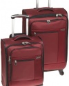 Ricardo Beverly Hills Luggage Sausalito Superlite Freewheelers 24-inch Expandable Upright, Pomegranate, 24 X 16 X 9