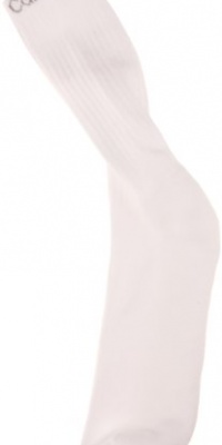 Calvin Klein Men's 3 Pack Athletic Crew Socks, White, 7-12