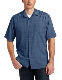 Van Heusen Men's Short Sleeve Rayon Poly Woven