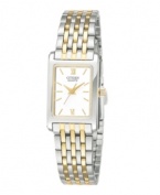 Traditional watch design, rescaled to a petite feminine size by Citizen.