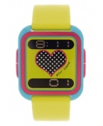 A delightfully funky take on wristwatch style, by Betsey Johnson.