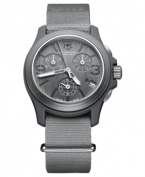 Take on the toughest battles with this durable nylon watch from Victorinox Swiss Army.