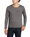 Calvin Klein Sportswear Men's Ultra Slim Fit Long Sleeve Crew Neck With Zip Pocket