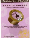 CBTL French Vanilla Coffee Capsules By The Coffee Bean & Tea Leaf, 16-Count Box