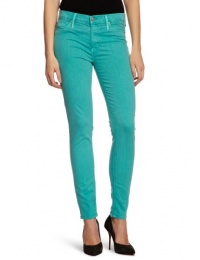 Hudson Women's Nico Midrise Skinny Fit, Soft Teal, 27