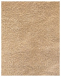 Anji Mountain Bamboo Chairmat & Rug Co. 4-Foot-by-6-Foot Silky Shag Rug, Beige