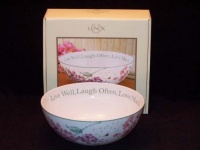 Lenox 68-oz. Butterfly Meadow Sentiment Serving Bowl.