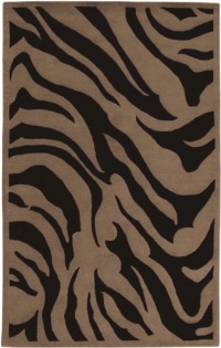 Area Rug 2x3 Rectangle Animal Inspirations Brown Color - Surya Goa Area Rug from RugPal.com