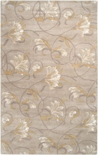 Area Rug 2x3 Rectangle Transitional Beige Color - Surya Goa Area Rug from RugPal.com