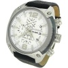 Diesel Men's DZ4214 Leather Quartz Watch with White Dial