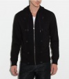 G by GUESS Vangelis Long-Sleeve Hoodie, JET BLACK (LARGE)