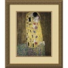 The Kiss (Le Baiser / Il Baccio), 1907 by Gustav Klimt, Framed Print Art - 21.12 x 18.12