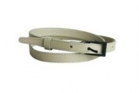 Cut25 by Yigal Azrouel Womens Nude Matte Buckle Leather Belt S