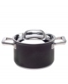 Savor sauce just the right way - fresh, delicious and made by you! Hard-anodized aluminum construction provides exceptional strength, while the aluminum core facilitates fast, even heating with no hot spots to burn food. A unique stainless steel base and superior nonstick coating make this cookware dishwasher safe. Limited lifetime warranty. (Clearance)