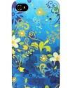 Odoyo Fiesta Collection Case for iPhone 4 and 4S - Aqua (Package include a HandHelditems Sketch Stylus Pen)