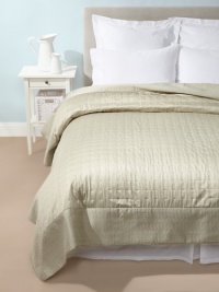 Sanctuary by L'erba Vitality Quilt, Eucalyptus, Queen