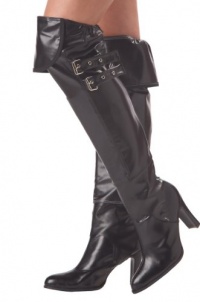 California Costumes Womens Black Pirate Costume Boot Top Covers