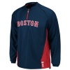 MLB Boston Red Sox Long Sleeve Lightweight 1/4 Zip Gamer Road Jacket Men's