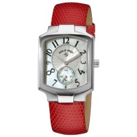 Philip Stein Women's 21-FMOP-ZPI Classic Pink Lizard Leather Strap Watch