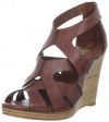 Cole Haan Women's Air Kimry OT Wedge Sandal,Sequoia,8 B US