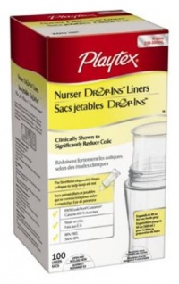 Playtex Drop-Ins Pre-Sterilized Soft Bottle Liners, 8-10 oz. 100 ea