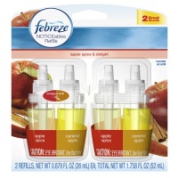 Febreze Noticeables Apple Spice/Delight Air Freshener Refill (2 Count; .879 Fl Oz Each), 1.758 Ounce