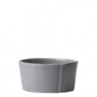 Vietri Lastra Gray Condiment Bowl 4 in (Set of 4)