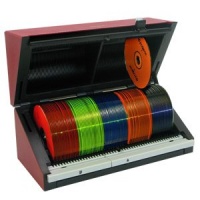 Discgear 100e Disc Stackable Media Storage Organizer with Index Album- Red