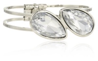 Kenneth Cole New York Urban Crystal Crystal Teardrop Hinged Bangle Bracelet