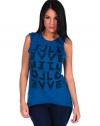 Chaser Womens Live In Love Tee - Teal - Small