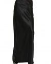 Women's Vince Satin Maxi Skirt in Black Size 4