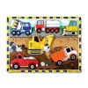 Melissa & Doug Construction Wooden Chunky Puzzle