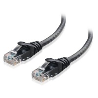 Cable Matters 5 Pack, Cat6 UTP Snagless Networking Patch Cable in Black 7ft