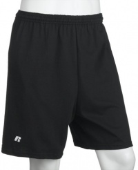 Russell Athletic Men's Cotton Performance Baseline Short, Black, X-Large