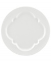 Lenox combines the versatility of whiteware with unique baroque shaping in the Regency Silhouette accent plate, featuring glossy white porcelain for every day, any occasion.