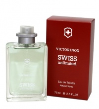 Swiss Unlimited by Swiss Army for Men - 2.5 Ounce EDT Spray