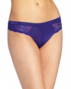 OnGossamer Women's Sleek and Lace Thong