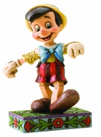 Disney Traditions by Jim Shore 4010027 Pinocchio Personality Pose Figurine 4-1/2-Inch