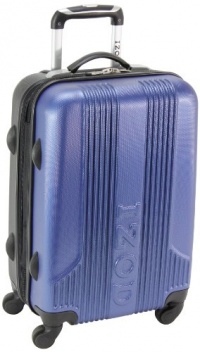 IZOD Luggage Voyager 2.0 20 Inch Expandable Spinner Carry-On Bag, Cobalt Blue, Small